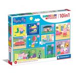 Puzzle 10 In 1 Peppa Pig  2027