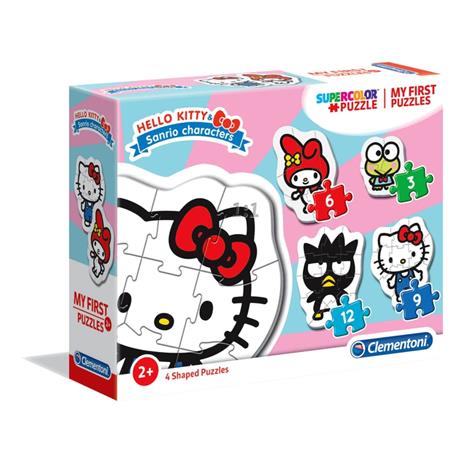 Clementoni 20818 My First Puzzle Hello Kitty 3 6 9 12 Pezzi Made In Italy Puzzle Bambini 2 Anni +