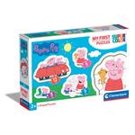 Puzzle Peppa Pig - 1x3 + 1x6 + 1x9 + 1x12 pezzi