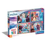 Puzzle Disney Frozen - 1x12 + 1x16 + 1x20 + 1x24 pezzi