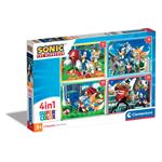 Puzzle Sonic - 1x12 + 1x16 + 1x20 + 1x24 pezzi