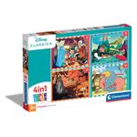 Puzzle Disney Classics - 1x12 + 1x16 + 1x20 + 1x24 pezzi