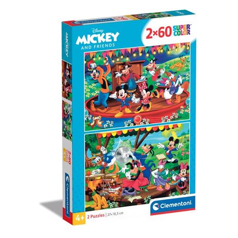 Puzzle Mickey and Friends - 2x60 pezzi