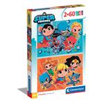 Puzzle Dc Comics Superfriends - 2x60 pezzi