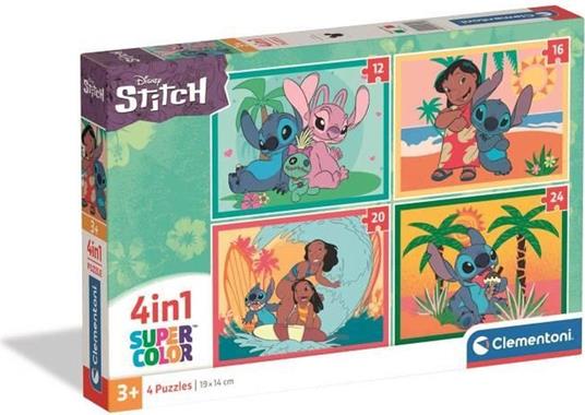 Puzzle 4 in 1 Stitch