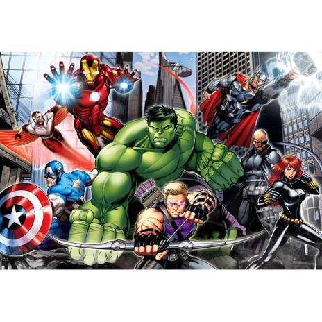 Puzzle Marvel The Avengers 104 maxi pezzi Supercolor - 3