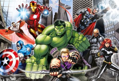 Puzzle Marvel The Avengers 104 maxi pezzi Supercolor - 4