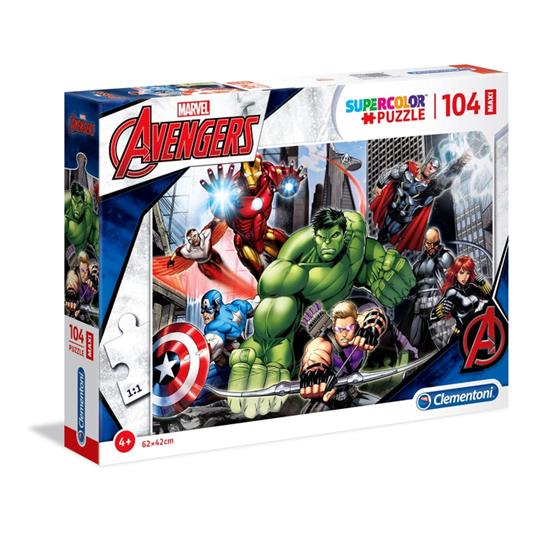 Marvel The Avengers 104 maxi pezzi Supercolor Puzzle
