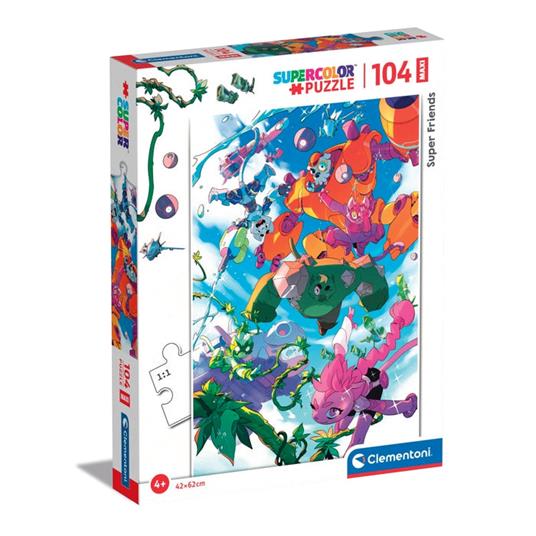 Puzzle Super Friends! - 104 pezzi
