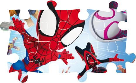 Clementoni - Puzzle per Bambini 104 Pezzi Supercolor, per Bambini 4+ Anni, Illustrazione con Supereroe Spidey - 4