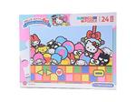 Clementoni 24202 Supercolor Puzzle Hello Kitty 24 Maxi Pezzi Made In Italy Puzzle Bambini 3 Anni +