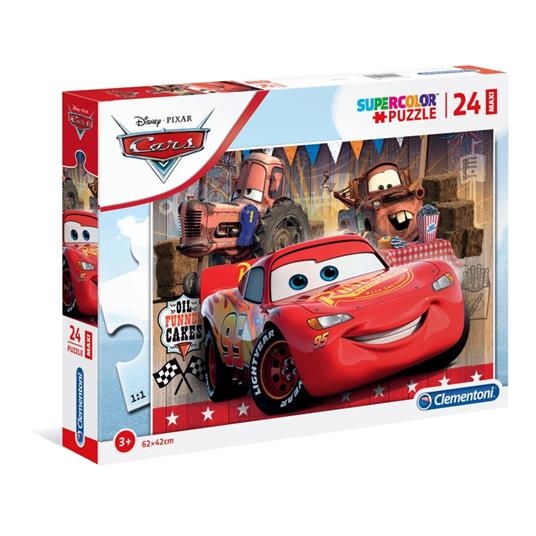Disney Pixar Cars 24 maxi pezzi Supercolor Puzzle