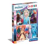 Puzzle Frozen - 2x20 pezzi