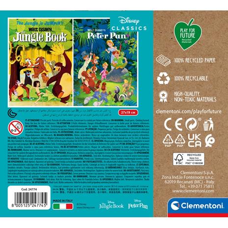 Puzzle 2x20 Pezzi Jungle Book / Peter Pan - 3
