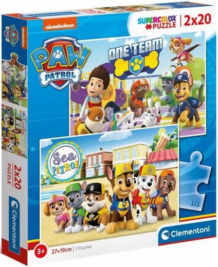 Clementoni Paw Patrol Puzzle 2X20 Pz