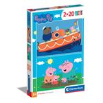 Puzzle Peppa Pig - 2x20 pezzi