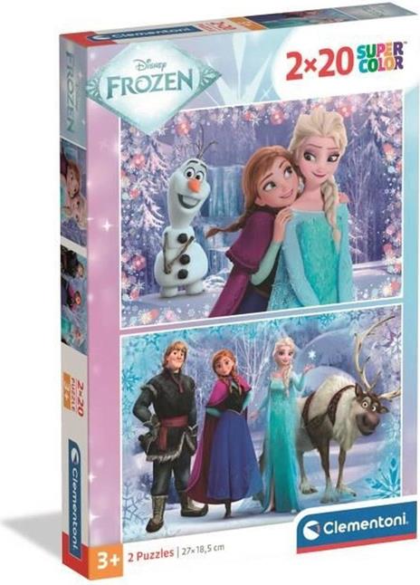 2 puzzle Frozen 2 da 20 pezzi