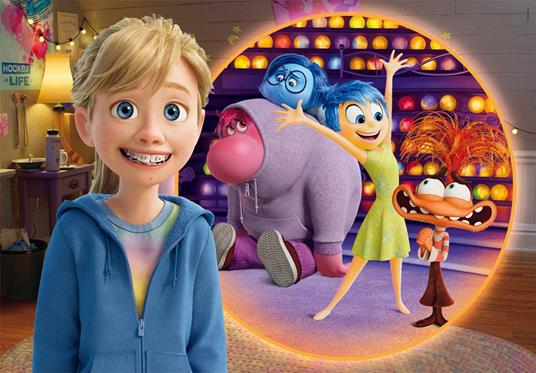 Clementoni - Puzzle per Bambini 104 Pezzi Supercolor Maxi, per Bambini 4+ Anni, Cartone Disney Inside Out 2 - 2