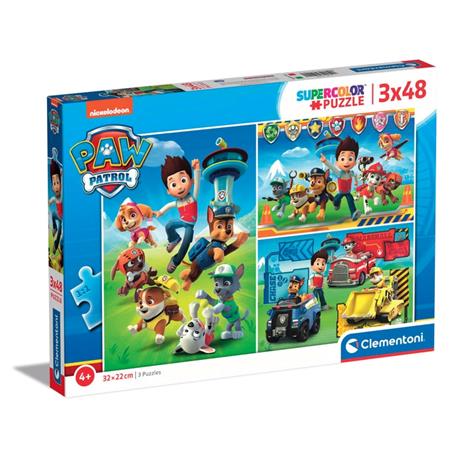 Puzzle 3x48 pezzi Paw Patrol