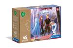 Clementoni Play For Future Disney Frozen 2 3x48 pezzi materiali 100% riciclati Made in Italy, puzzle bambini 4 anni+, 25255