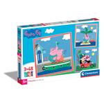 Puzzle Peppa Pig - 3x48 pezzi