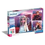 Puzzle Disney Frozen - 3x48 pezzi