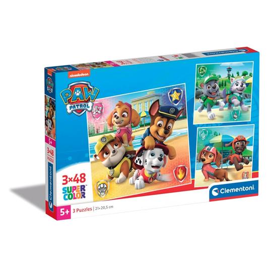 Puzzle Paw Patrol - 3x48 pezzi