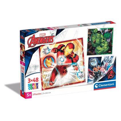 Puzzle Marvel Avengers - 3x48 pezzi