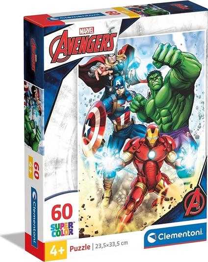 Marvel: Clementoni - Avengers - Puzzle Made In Italy Pzl 60