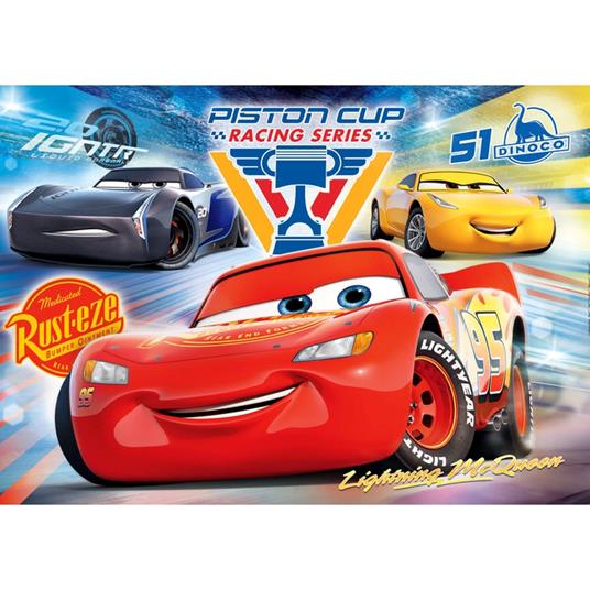 Disney Cars 104 pezzi Supercolor Puzzle - 3