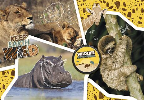 Wildlife Adventure 104 pezzi National Geographic Kids - 2