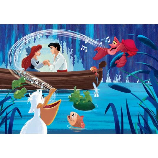 Clementoni Play For Future Disney Little Mermaid 104 pezzi materiali 100% riciclati Made in Italy, puzzle bambini 6 anni+, 27152 - 2