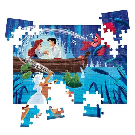 Clementoni Play For Future Disney Little Mermaid 104 pezzi materiali 100% riciclati Made in Italy, puzzle bambini 6 anni+, 27152 - 4