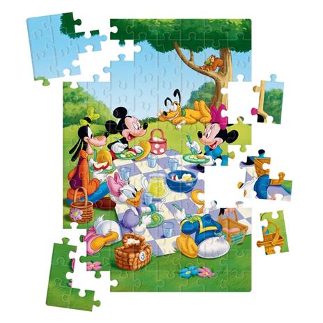 Clementoni Play For Future Disney Mickey Classic 104 pezzi materiali 100% riciclati Made in Italy, puzzle bambini 6 anni+, 27153 - 4