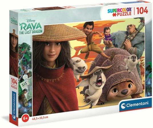 Disney Clementoni Puzzle 104 Pz Disney Raya 3
