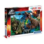 Jurassic World 104 pezzi Supercolor Puzzle