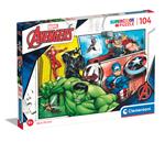 Marvel Avengers 104 pezzi Supercolor Puzzle
