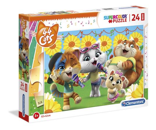 44 Cats 24 maxi pezzi Supercolor Puzzle