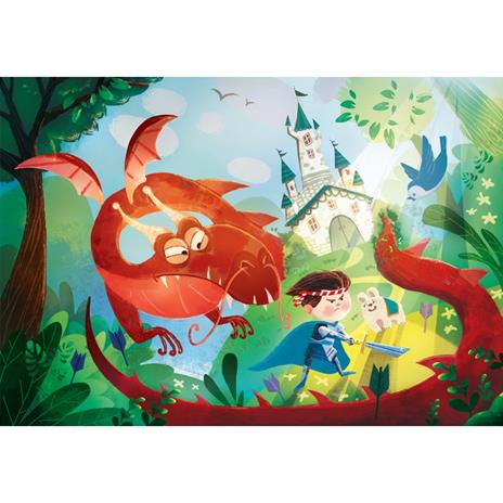 Puzzle The Dragon and The Knight - 180 pezzi - 2