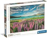Puzzle 1500 pz - Lupins at Lake Tekapo (31728)