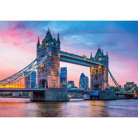 Puzzle Clementoni 1500 pezzi. Tower Bridge Sunset - 2
