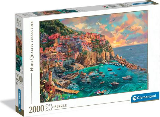 Puzzle 2000 Pezzi Hqc Dipinto Di Manarola - Cinque Terre