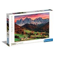 Puzzle Val di Funes 2000 Pezzi High Quality Collection