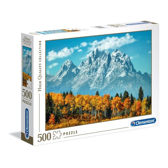 Puzzle Clementoni 500 pezzi. Grand Teton in fall - 2