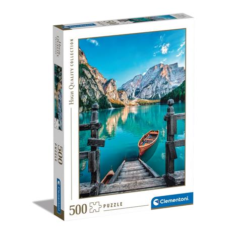 Puzzle 500 pezzi High Quality Collection. Braies Lake - 2