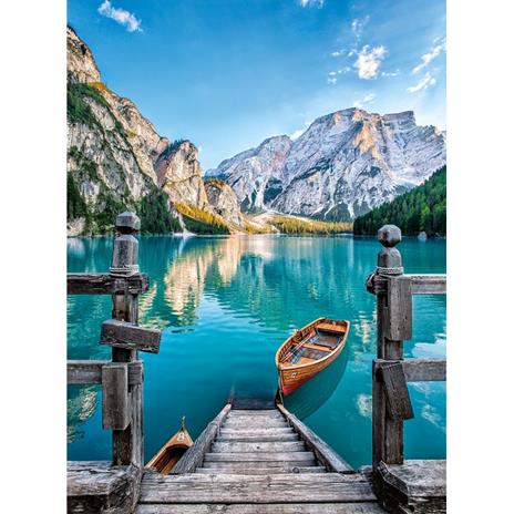 Puzzle 500 pezzi High Quality Collection. Braies Lake - 3
