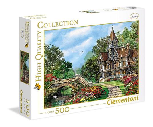 Puzzle Clementoni 500 pezzi. Old Waterway Cottage - 5