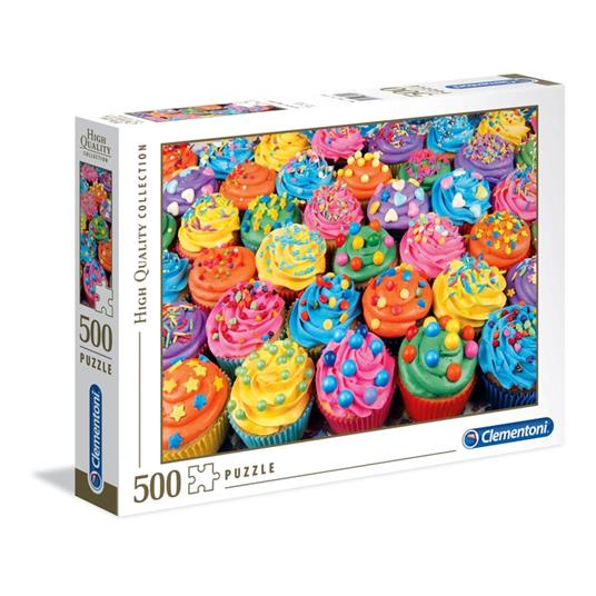 Puzzle 500 Pz. High Quality Collection. Colorful Cupcakes