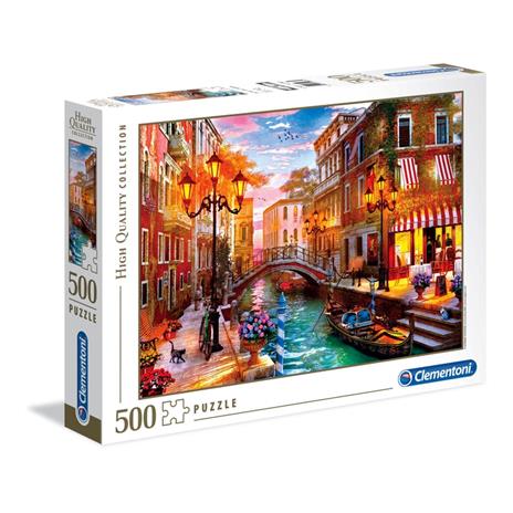 Puzzle Clementoni 500 pezzi. Sunset over Venice