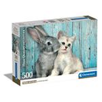 Puzzle Cat & Bunny - 500 pezzi